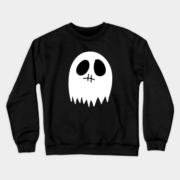 Cute Lifeless Ghost Crewneck Sweatshirt by saradaboru